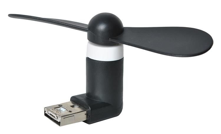 Черен микро USB вентилатор - ELIARD.BG
