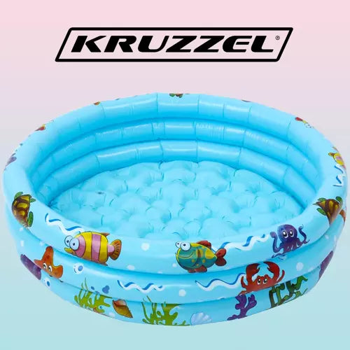 Надуваем басейн за деца - детски басейн Kruzzel 20932