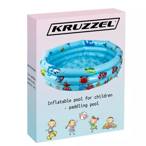 Надуваем басейн за деца - детски басейн Kruzzel 20932