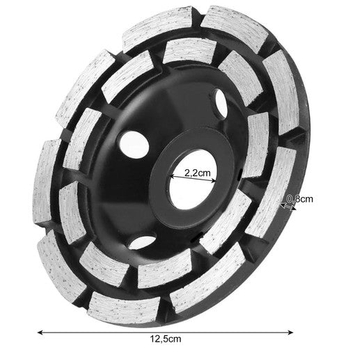 Комплект дискове за шлайфане на бетон 125 мм 21651