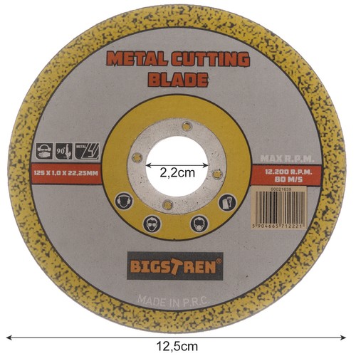 Режещ диск за метал - 50 бр. Bigstren 21639