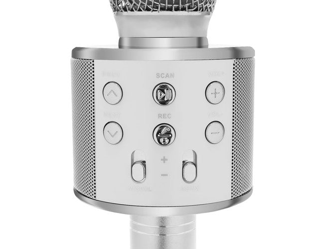 Караоке микрофон - сребрист Izoxis 22188