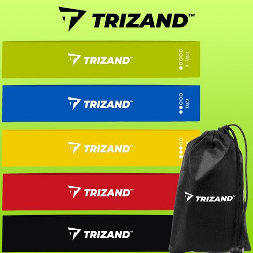 Комплект ластици за упражнения - 5 бр Trizand 21955