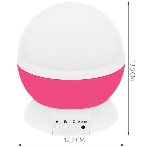 Батерийна лампа за проектор, розова 22192
