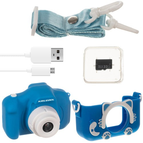 Синя цифрова камера Kruzzel AC22295