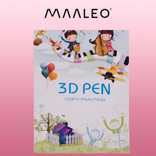 Книжка с шаблони за 3D химикал Maaleo 22734