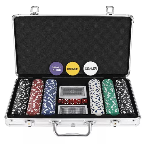 Покер - комплект от 300 чипа в кутия HQ 23528