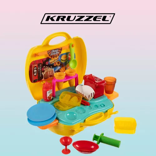 Пластмасова маса в куфар Kruzzel 23202