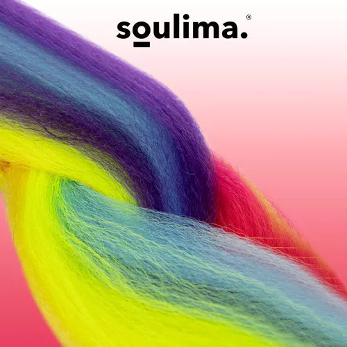 Дъгови плитки от синтетична коса Soulima 23571
