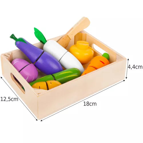 Дървен комплект за рязане на плодове и зеленчуци Z23543
