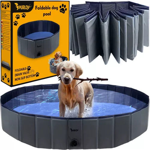 Сгъваем басейн/кошара за кучета 160x30 Purlov 23832