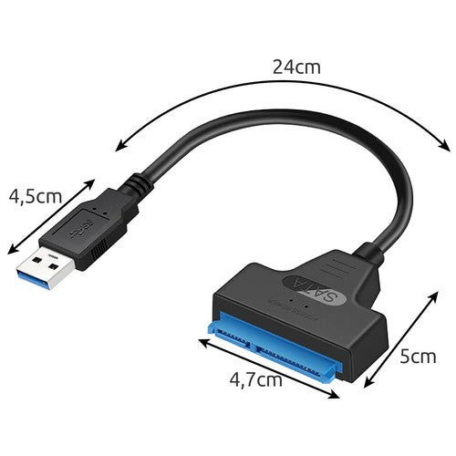 Адаптер USB към SATA 3.0 Izoxis 23603