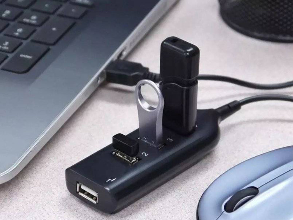 Usb хъб сплитер 4 порта usb 2.0 сплитер