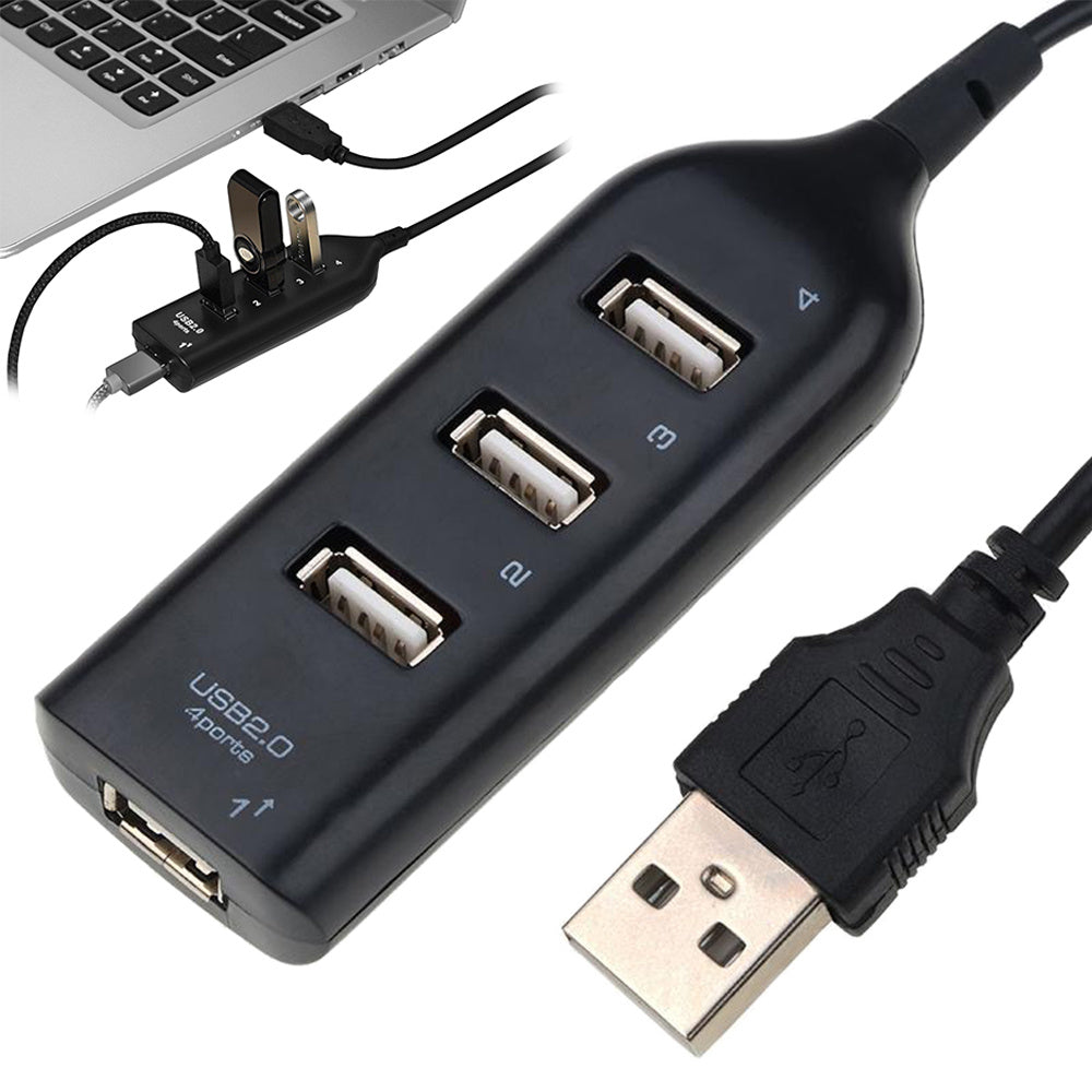 Usb хъб сплитер 4 порта usb 2.0 сплитер