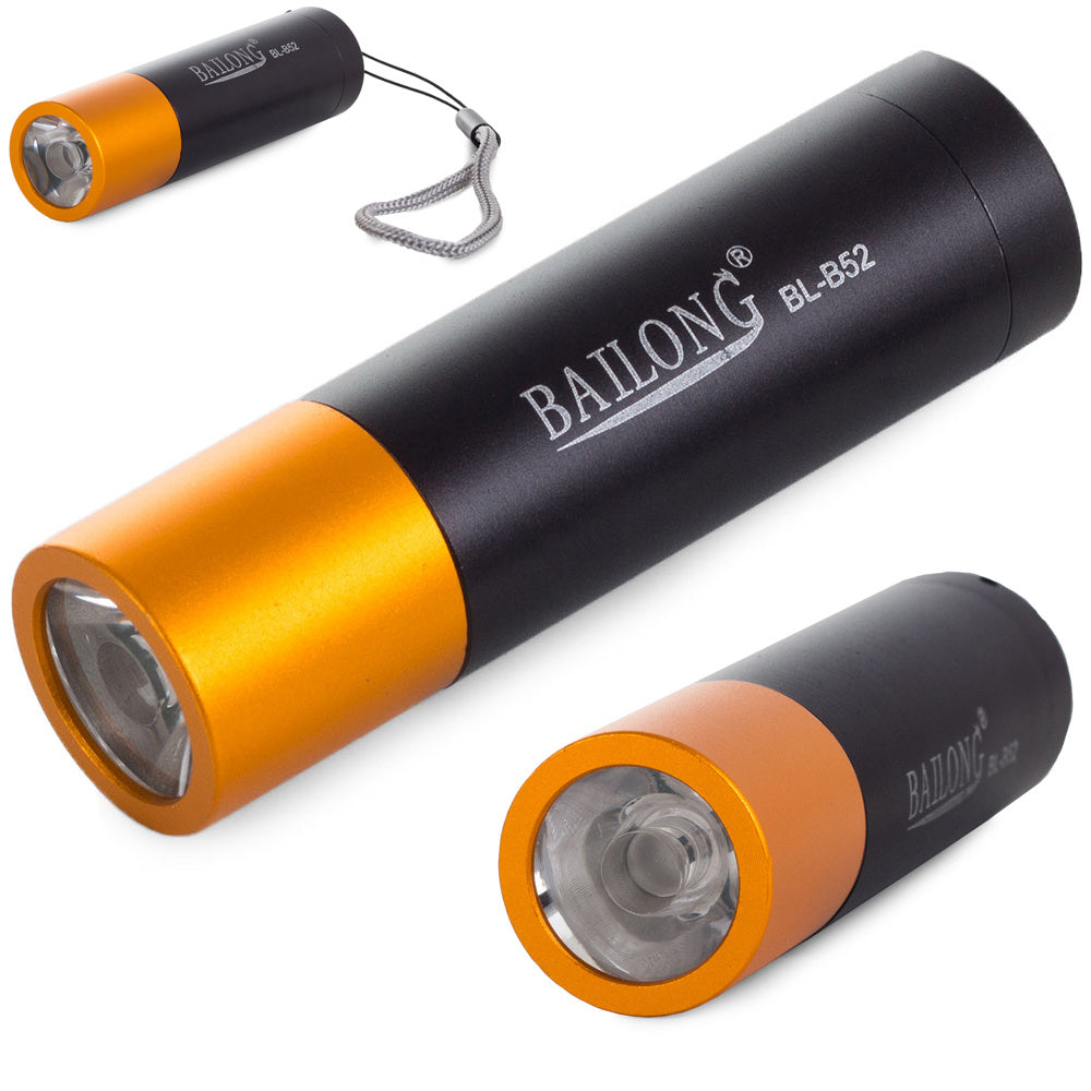 Bailong фенер класически led за батерии