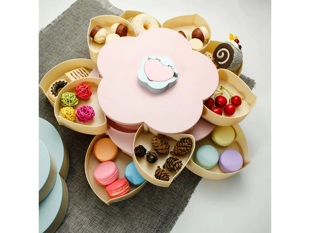 Rotating 2-in-1 candy jewellery organiser with phone holder