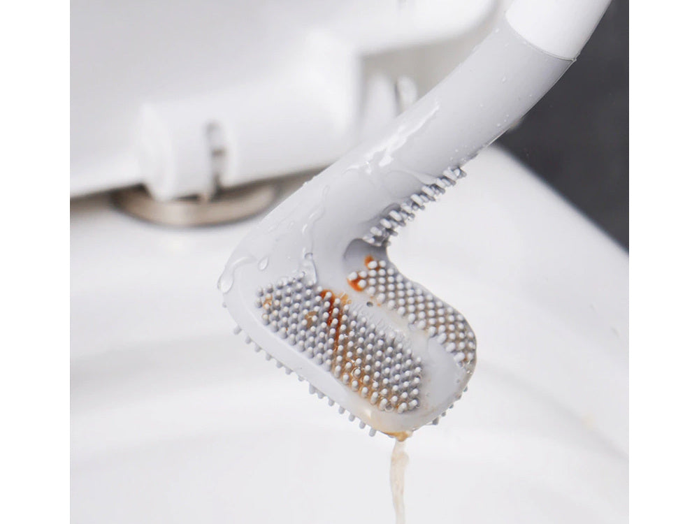Silicone toilet brush toilet hook hygienic