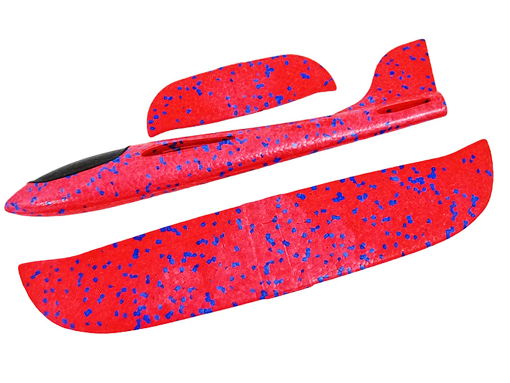 Styropian shield aircraft large from styropian 47cm red