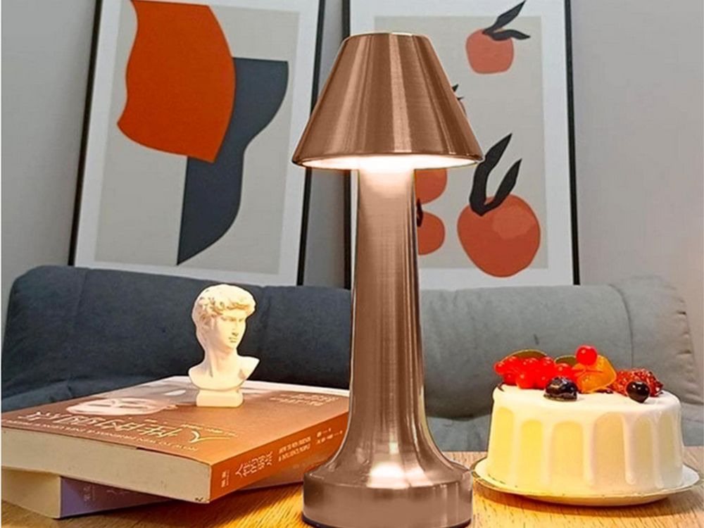 Сензорна нощна лампа за маса за спалня 3-степенна безжична