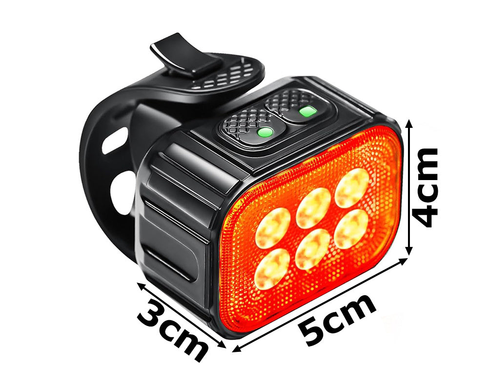 Led bicycle lamp rear front set usb for bicycle handlebars rechargeable battery