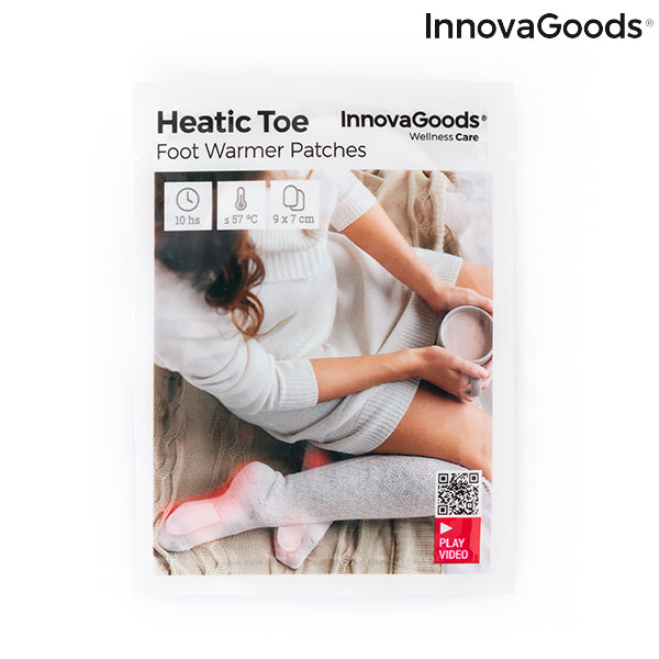 Подложки за затопляна на краката Heatic Toe InnovaGoods (опаковка от 10)