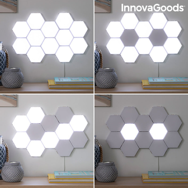 Комплект Модулни Магнитни и Сензорни LED Панели Tilight InnovaGoods (опаковка от 3)