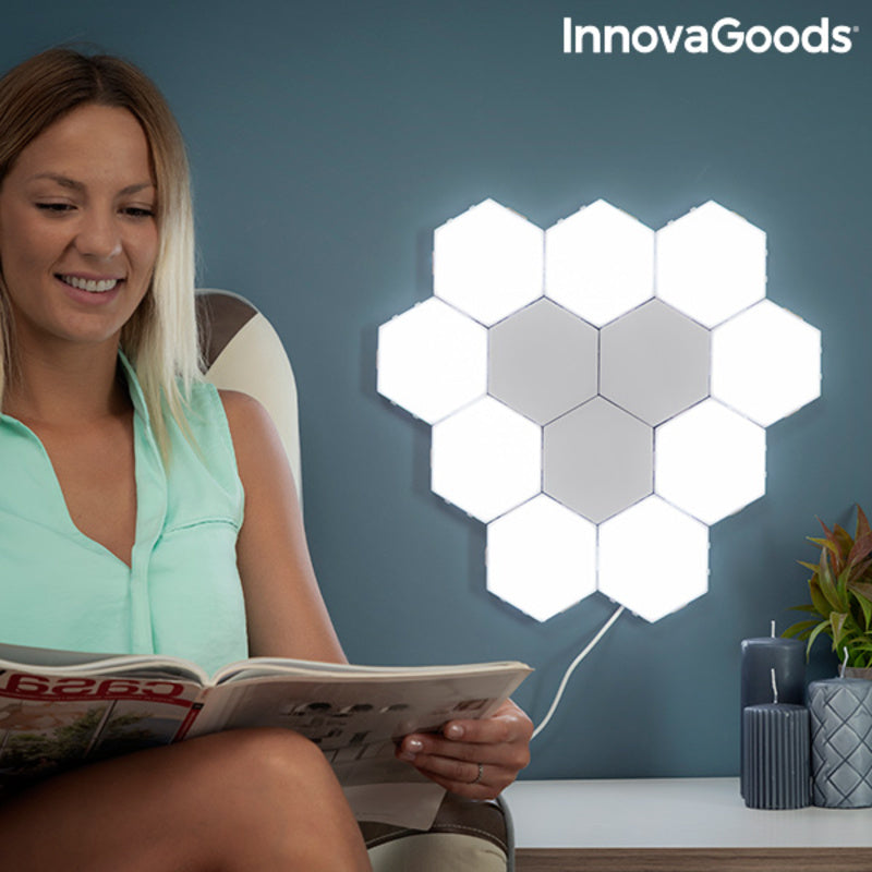 Комплект Модулни Магнитни и Сензорни LED Панели Tilight InnovaGoods (опаковка от 3)