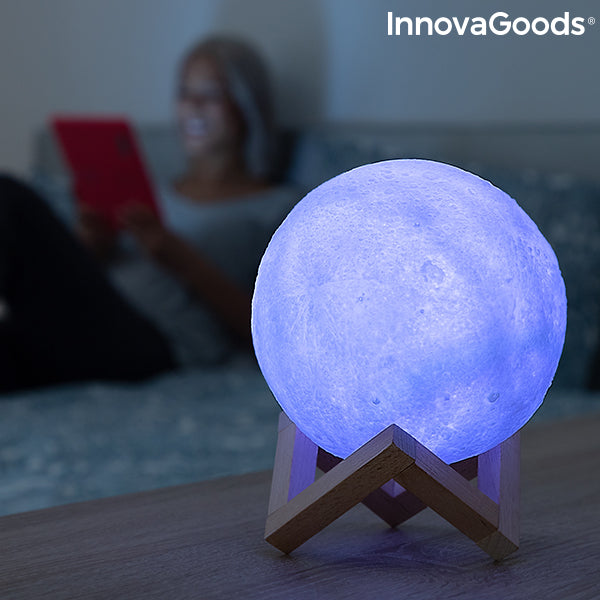 LED презареждаща се лампа Луна Moondy InnovaGoods