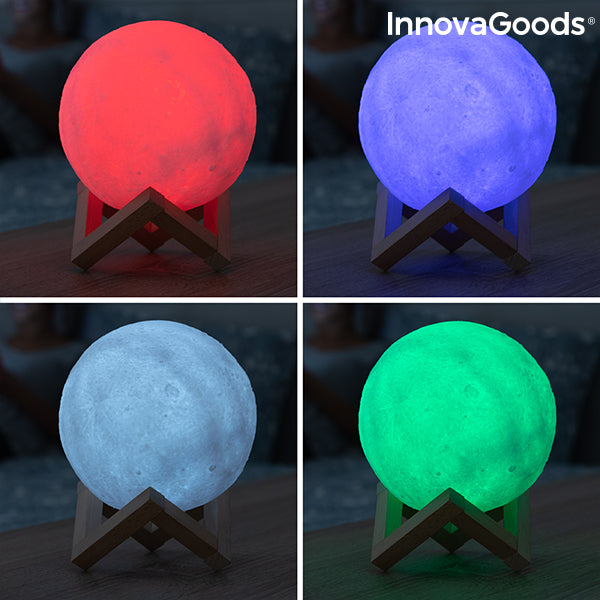 LED презареждаща се лампа Луна Moondy InnovaGoods