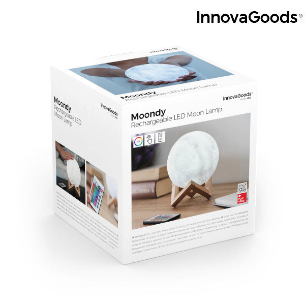 LED презареждаща се лампа Луна Moondy InnovaGoods