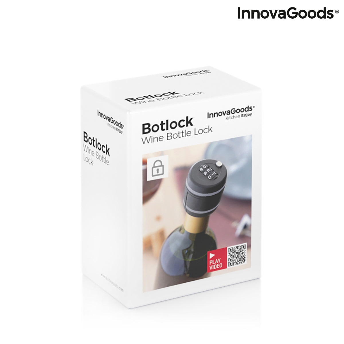 Ключалка за Бутилки за Вино Botlock InnovaGoods