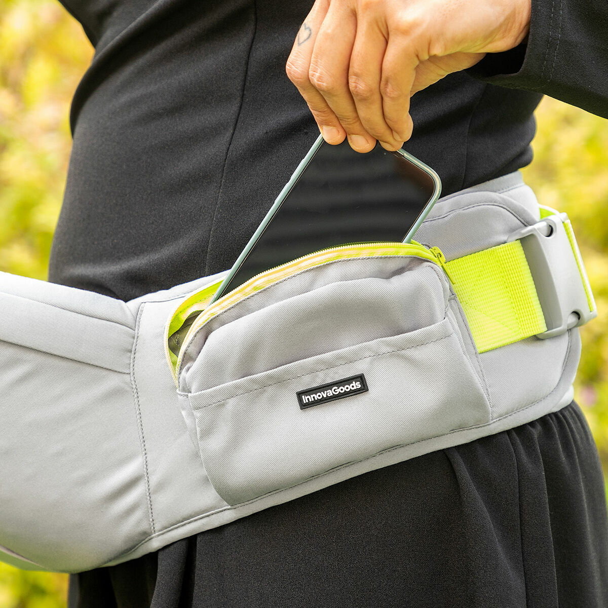 Еволюционен колан за носене на бебе с джобове Seccaby InnovaGoods