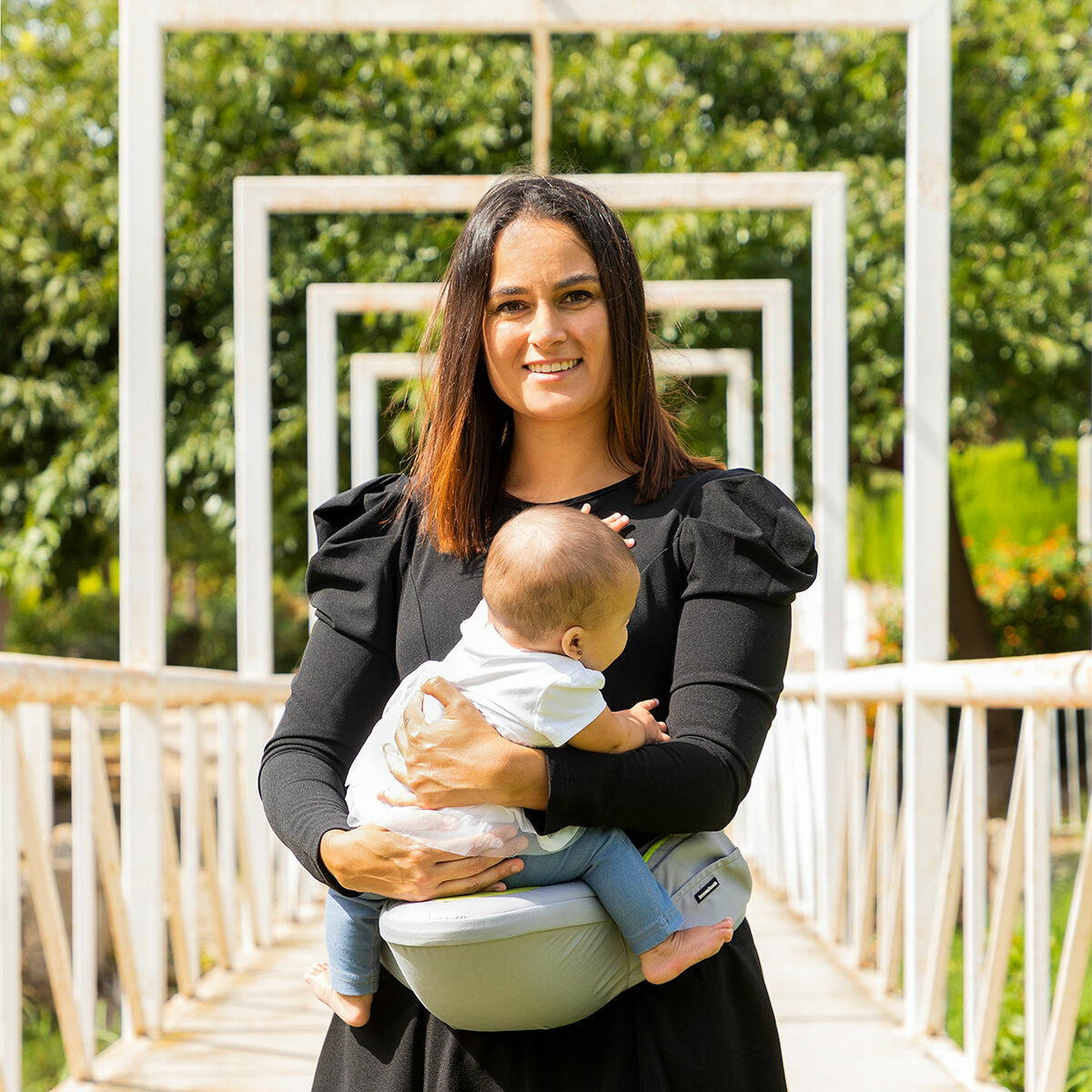 Еволюционен колан за носене на бебе с джобове Seccaby InnovaGoods