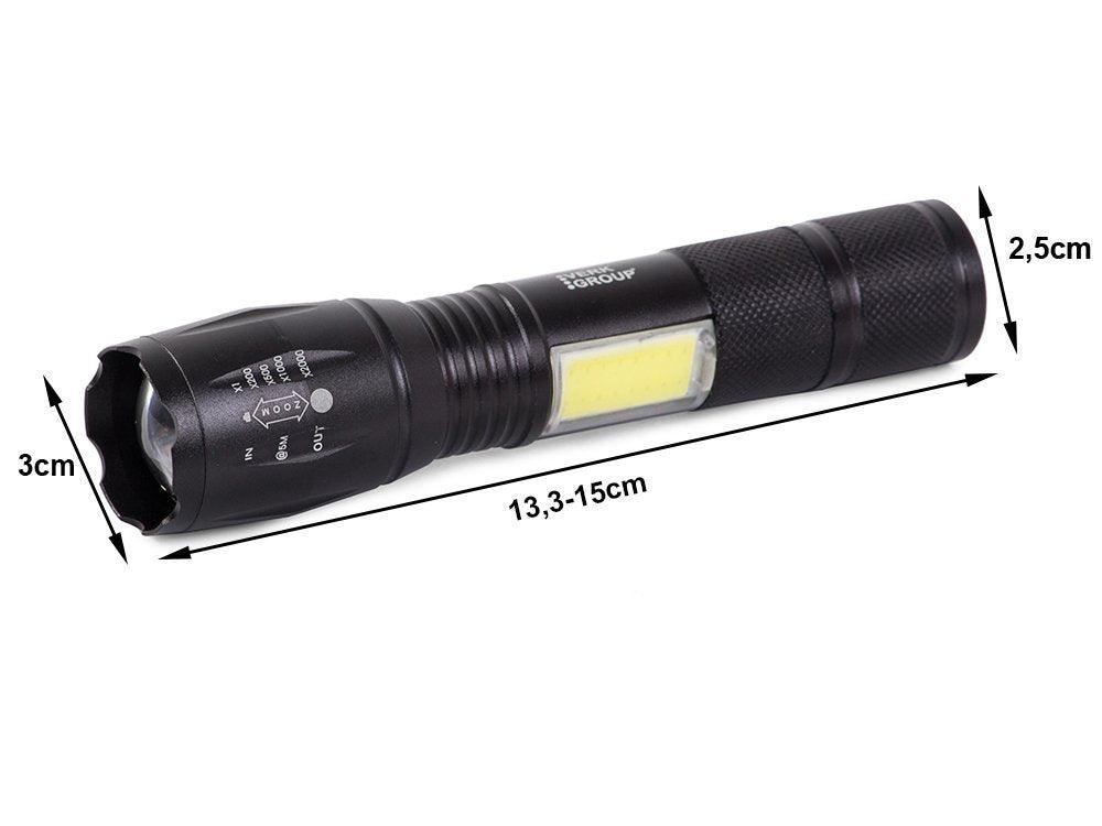 Bailong tactical led cree zoom XML t6 COB фенерче - ELIARD.BG