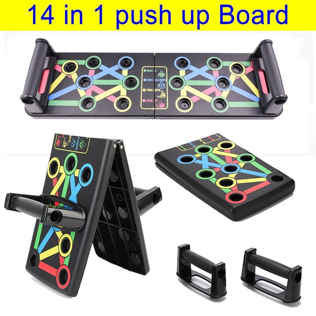 Дъска за лицеви опори с дръжки за трениране Foldable Push Up Board