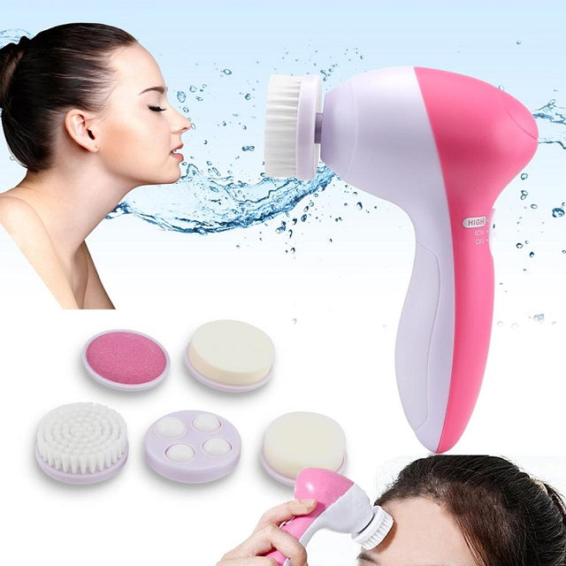 Електрическа четка за почистване на лицето 5 in1 Beauty Care Massager - масажор