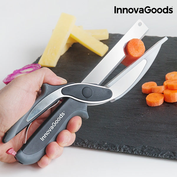 Кухненска ножица с дъска InnovaGoods - inspired by Clever Cutter