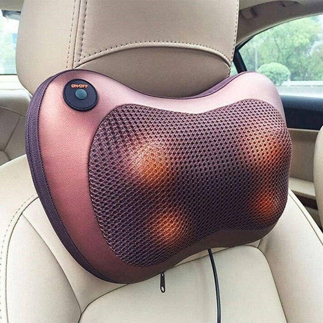 Магнитна масажираща възглавница Шиацу масаж за гръб, врат и рамене Massage Pillow