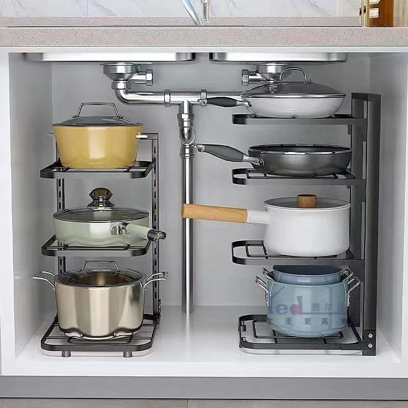 Метални етажерки за кухня или кухненски шкаф