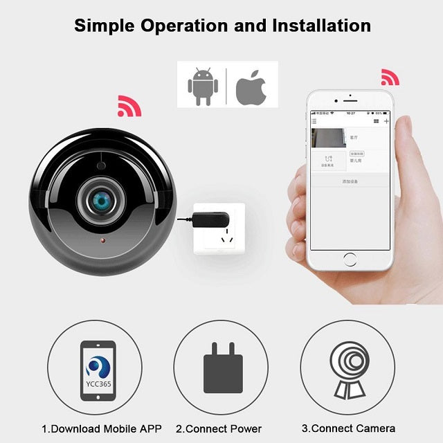 Камера-часовник за наблюдение Wi-fi Spy Camera