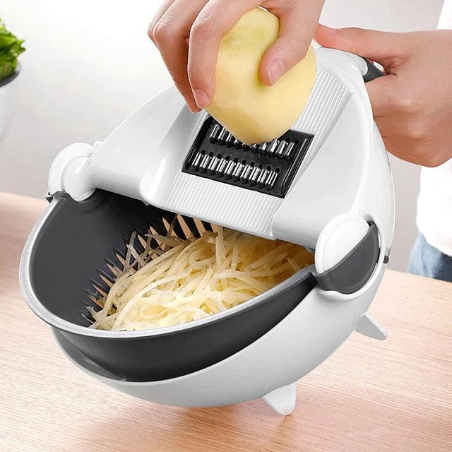 Мултифункционална купа с ренде и цедка Magic Vegetable Cutter 8 в 1