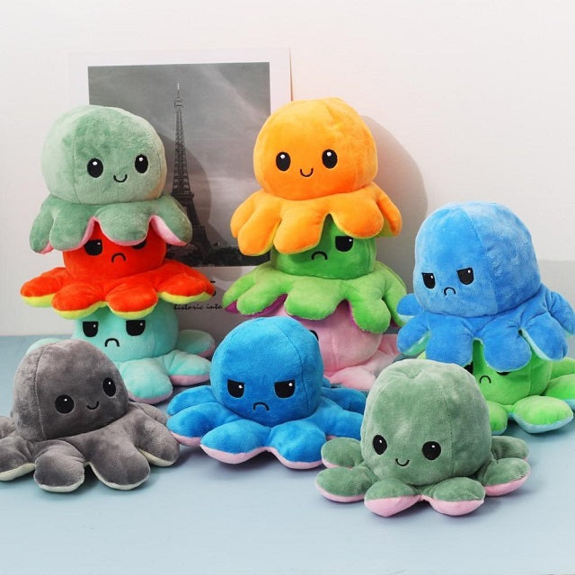 Плюшен октопод с две лица Reversible Octopus Plush