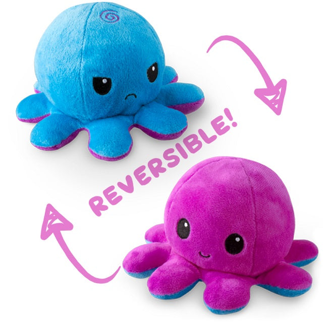 Плюшен октопод с две лица Reversible Octopus Plush