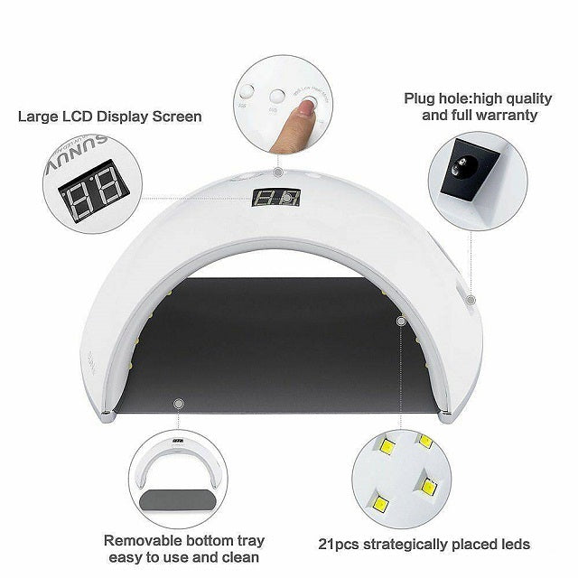 Професионална UV печка за маникюр Sun 6 48W - автоматична