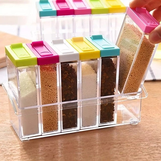 Сет от 6 броя контейнери за подправки Seasoning Six Piece Set