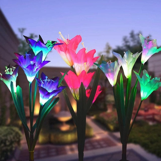 Соларна лампа лилиум Solar Light Flower