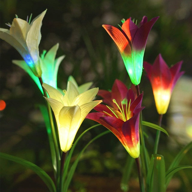 Соларна лампа лилиум Solar Light Flower