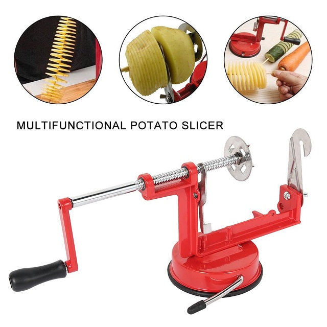 Уред за спираловидно рязане на картофи Spiral Potato Chips Slicer