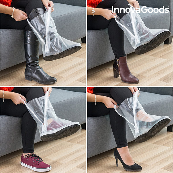 Джобен Дъждобран за Обувки InnovaGoods (Пакет от 2) Размер: L/XL