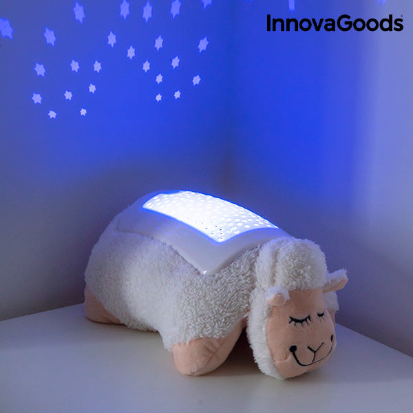 Плюшена Играчка Овца с LED Проектор InnovaGoods